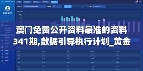 澳门免费公开资料最准的资料341期,数据引导执行计划_黄金版110.283