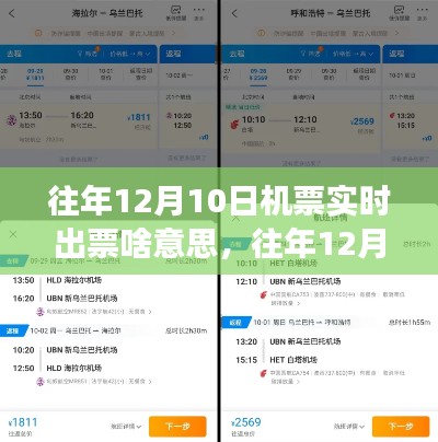 往年12月10日机票实时出票解析,功能深度评测与用户洞察