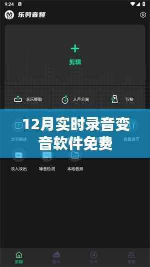 免费录音变音软件,实时调整声音,12月最新推荐