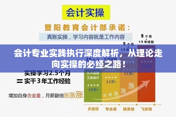 会计专业实践执行深度解析,从理论走向实操的必经之路!