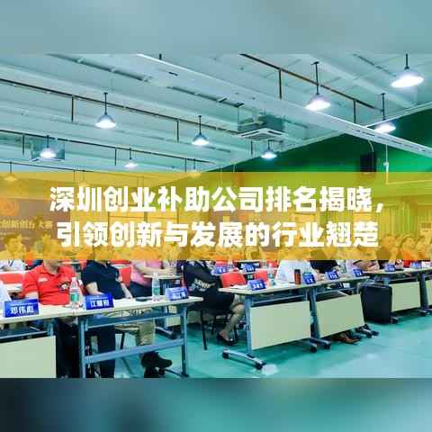 深圳创业补助公司排名揭晓,引领创新与发展的行业翘楚